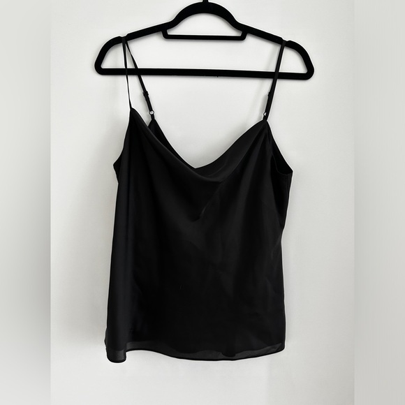 Oak + Fort Black Cowl Neck Cami - size M - NWT - Picture 1 of 7
